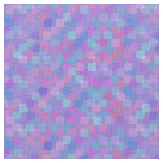 ピンクと青と紫の四角形 ファブリック (クローズアップ)