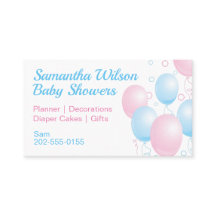 ピンクと青のバルーン