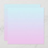 ピンクと青のパステルグラデーション背景 シーズンカード (正面/裏面)