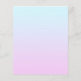 ピンクと青のパステルグラデーション背景 チラシ