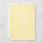 ピンクと青のベビーのブルン男女兼用チシャワー 招待状 (裏面)