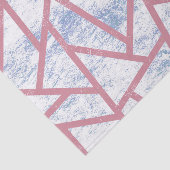 ピンクと青のモザイク模様 薄葉紙 (詳細)