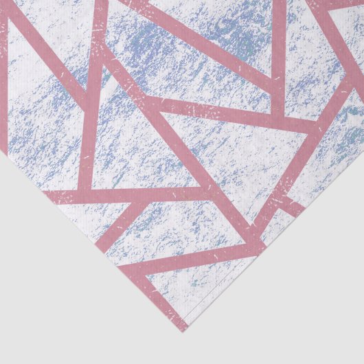 ピンクと青のモザイク模様 薄葉紙 (詳細)