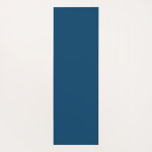 ピンクと青のレトロ円の幾何学的パターン ヨガマット (裏面)