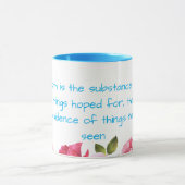 ピンクと青の信仰は宗教のマグカップ マグカップ (中央)