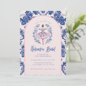 ピンクと青の大千年紀のナツクラッカーバレエ 招待状 (スタンド正面)