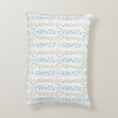 ピンクと青の大千年紀のリバーシブル | 名前 アクセントクッション (裏面(縦))