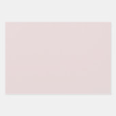 ピンクと青の水色の花。 ラッピングペーパーシート (正面2)