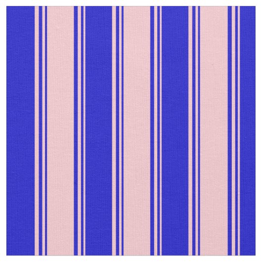 ピンクと青の線の付いたパターン ファブリック (クローズアップ)