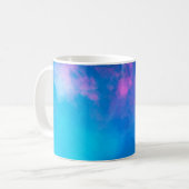 ピンクと青の色の煙 | Zazzle_Growstore コーヒーマグカップ (正面左)