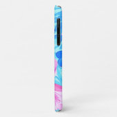 ピンクと青の花iPhone / iPadケース Case-Mate iPhoneケース (裏面/左)