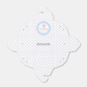 ピンクと青の赤ちゃんシャワー フェイバーボックス (折り畳みなし)