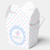 ピンクと青の赤ちゃんシャワー フェイバーボックス (オープン)