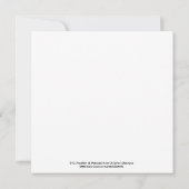 ピンクと黄色のひまわり赤ちゃんシャワー招待状 招待状 (裏面)