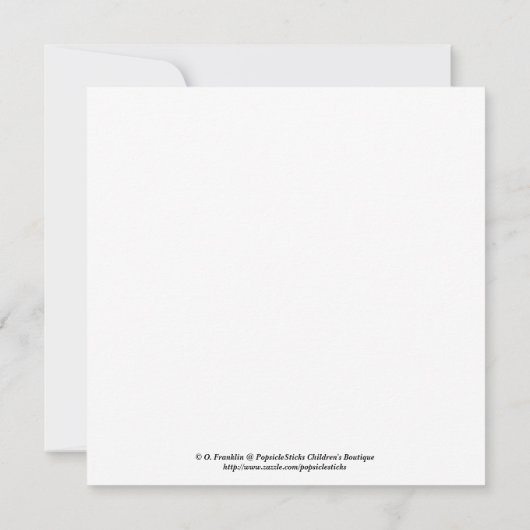 ピンクと黄色のひまわり赤ちゃんシャワー招待状 招待状 (裏面)