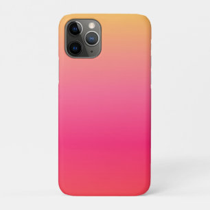 ピンクと黄色のグラデーションデザイン iPhone 11 PROケース