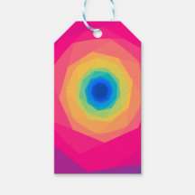 ピンクと黄色のスパイラル