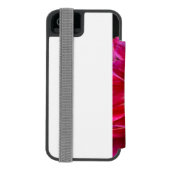 ピンクと黄色のダリア花 INCIPIO iPhoneウォレットケース (フォリオ裏面)