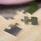 ピンクと黄色のチューリップ ジグソーパズル (側面)