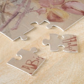 ピンクと黄色のバラ – フランツ・ビショフ ジグソーパズル (側面)