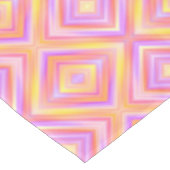 ピンクと黄色のパタカッコいいーン テーブルクロス (アングル)