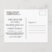 ピンクと黄色のメイソンの瓶は日付はがきを保存 案内ポストカード (裏面)