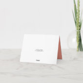 ピンクと黄色のローズウォーターのカラーフローラ サンキューカード (裏面)