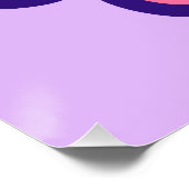 ピンクと黄色の幸せ花 ポスター (コーナー)