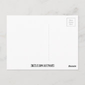 ピンクと黄色の幾何学的なシェイプポップ・アートのアートパンク ポストカード (裏面)