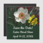 ピンクと黄色の春の花 (正面/裏面)