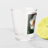 ピンクと黄色の春の花 ショットグラス (左)