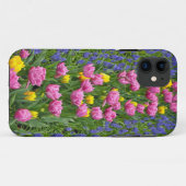 ピンクと黄色の春チューリップ Case-Mate iPhoneケース (裏面(横))