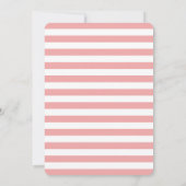 ピンクと黄色の水カラーフローラリース | 結婚s 招待状 (裏面)