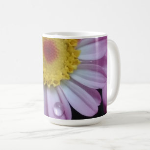 ピンクと黄色の花 コーヒーマグカップ