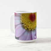 ピンクと黄色の花 コーヒーマグカップ (正面左)