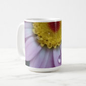 ピンクと黄色の花 コーヒーマグカップ (正面左)