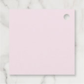 ピンクと黄色の花 フェイバータグ (裏面)