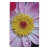 ピンクと黄色の花 ミニクリップボード (裏面)