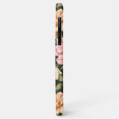 ピンクと黄色の花。ロマンチックなパターン Case-Mate iPhoneケース (裏面/左)