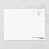 ピンクと黄色の虹彩 ポストカード (裏面)