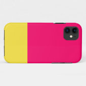 ピンクと黄色のiPhoneケース Case-Mate iPhoneケース (裏面(横))