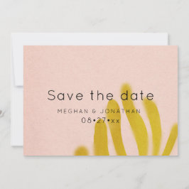 ピンクと黄色 |写真 セーブザデート