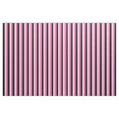 ピンクと黒のストライプ ファブリック (ファットクウォーター)