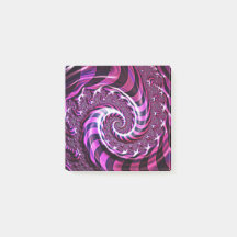 ピンクと黒のスパイラルイリュージョン