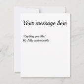 ピンクと黒のダイヤモンドパターン 出欠カード (裏面)