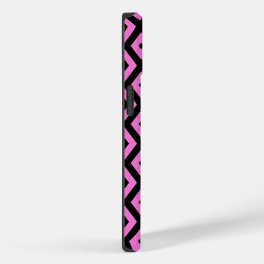 ピンクと黒のダイヤモンドパターン Case-Mate iPhoneケース (裏面 / 右)