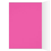 ピンクと黒のダマスクのテーブル番号カード (内側 (左))