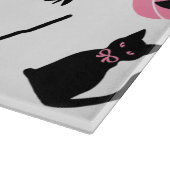 ピンクと黒のハロウィーン カッティングボード (角)