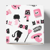 ピンクと黒のハロウィーン フェイバーボックス (上部)