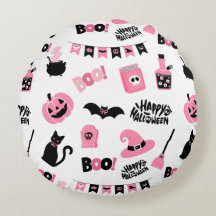 ピンクと黒のハロウィーン